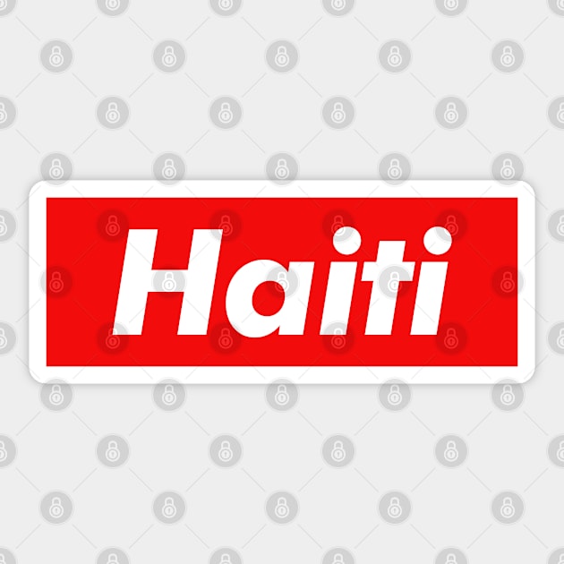 Haiti Sticker by monkeyflip